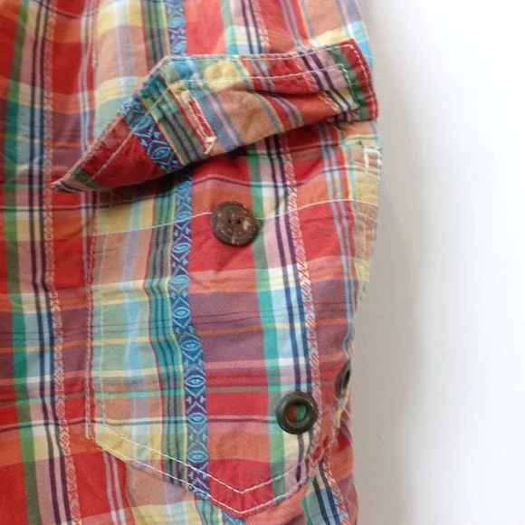 Polo Ralph Lauren Shorts Small Plaid Swim Trunks Tartan Stewart Board Madras - Picture 10 of 13